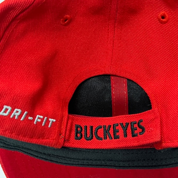 Nike Ohio State Hat Cap Red Dri Fit Legacy 91 Adjustable - Picture 9 of 9